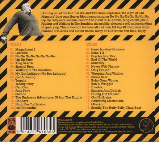 Bad Manners: Walking In The Sunshine - The Best Of [2CD]