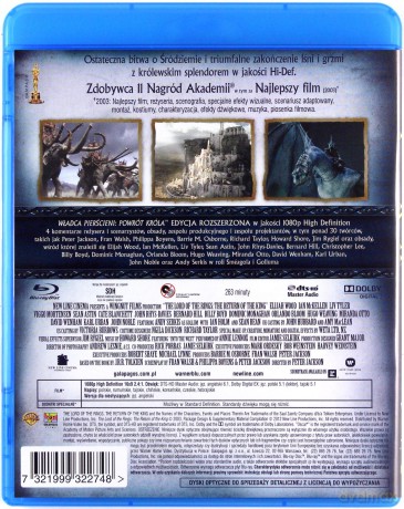 Władca Pierścieni Trylogia edycja rozszerzona Pakiet [6Blu-Ray]