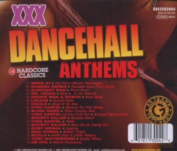 Xxx Dancehall Anthems [CD]