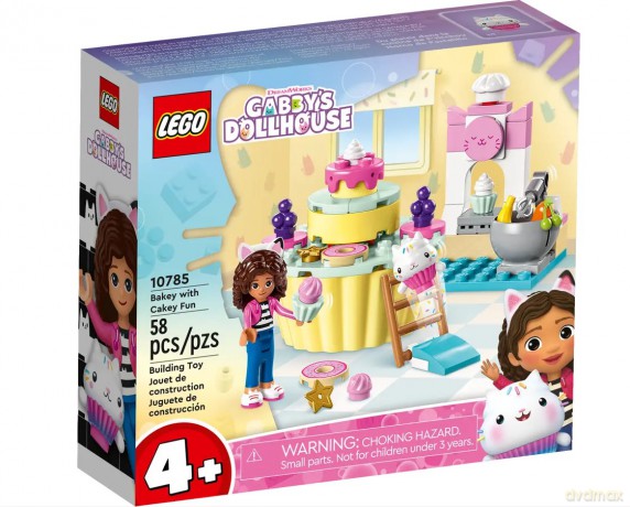 LEGO Koci Domek Gabi Pieczenie tortu z Łakotkiem (10785) [KLOCKI]