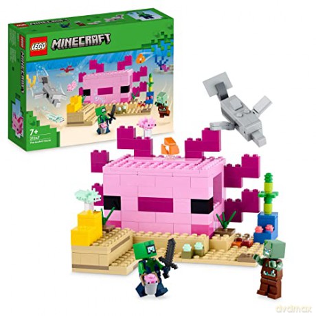 LEGO Minecraft Dom aksolotla (21247) [KLOCKI]