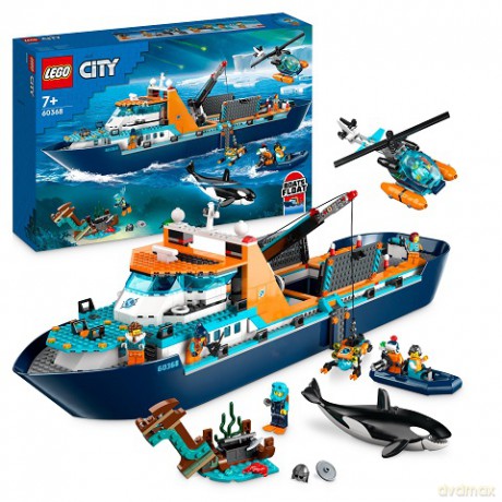 LEGO City Łódź badacza Arktyki (60368) [KLOCKI]