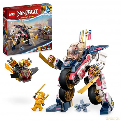 LEGO Ninjago Mech Sory zmieniający się w motocykl wyścigowy (71792) [KLOCKI]