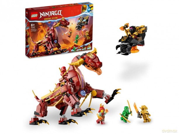 LEGO Ninjago Lawowy smok zmieniający się w falę ognia (71793) [KLOCKI]