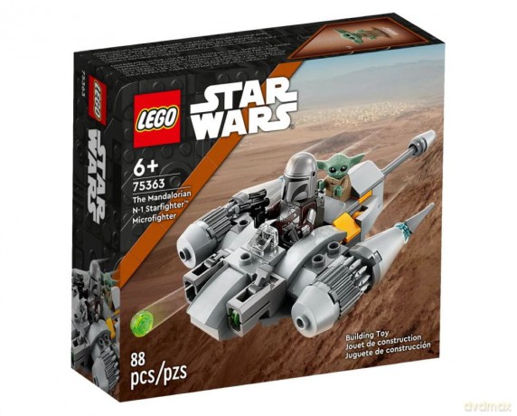 LEGO Star Wars Myśliwiec N-1 Mandalorianina w mikroskali (75363) [KLOCKI]