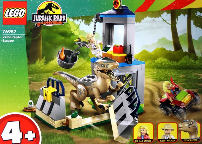 LEGO Jurassic World Ucieczka welociraptora (76957) [KLOCKI]