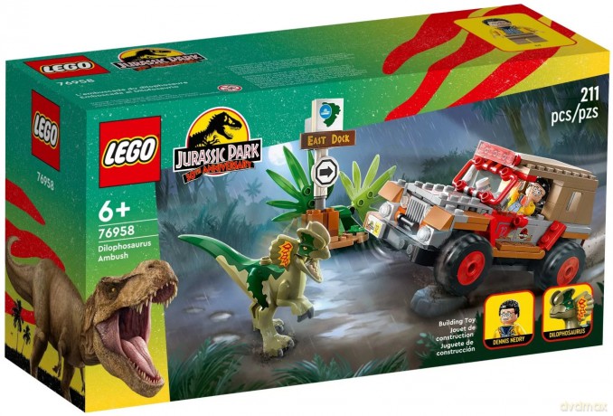 LEGO Jurassic World Zasadzka na dilofozaura (76958) [KLOCKI]