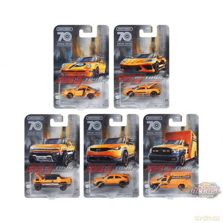 Matchbox Specjalna edycja 70-lecie karton 10 sztuk