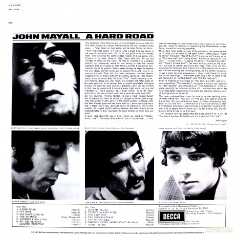 John Mayall: A Hard Road [Winyl]