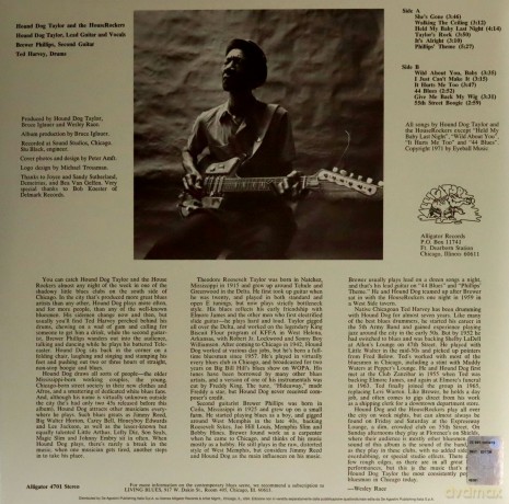 Hound Dog Taylor And The House Rockers: Hound Dog Taylor And The House Rockers [Winyl]