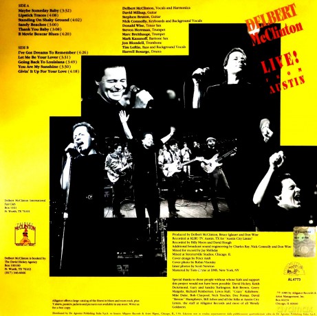 Delbert Mcclinton: Live From Austin [Winyl]