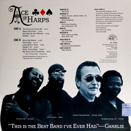 Charlie Musselwhite: Ace of Harps [Winyl]