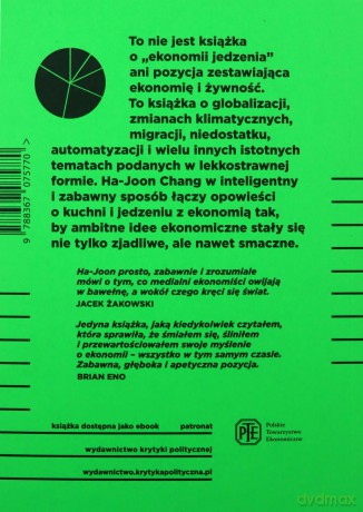 Ekonomia na talerzu. Głodny ekonomista objaśnia świat - Ha-Joon Chang [KSIĄŻKA]