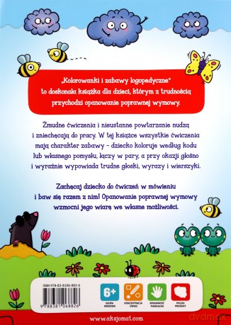 Kolorowanki i zabawy logopedyczne. Ćwiczenia utrwalające poprawną wymowę. Od 6 lat - Anna Podgórska, Grażyna Wasilewicz [KSIĄŻKA]