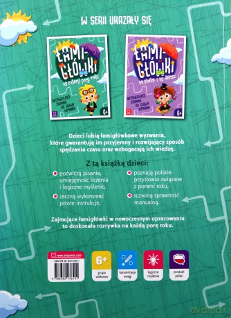 Łamigłówki na cztery pory roku. Aktywizujące zadania do głowy łamania 6+ - Beata Karlik [KSIĄŻKA]