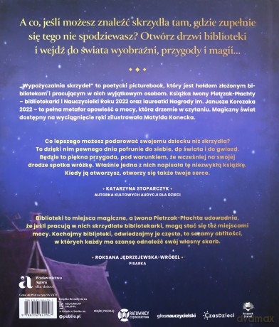 Wypożyczalnia skrzydeł. Opowieść o magii czytania - Iwona Pietrzak-Płachta [KSIĄŻKA]