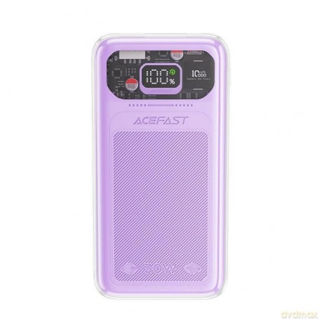 Acefast powerbank 10000mAh Sparkling Series szybkie ładowanie 30W fioletowy (M1)