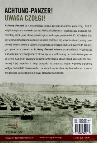 Achtung Panzer! Uwaga czołgi! - Guderian Heinz [KSIĄŻKA]