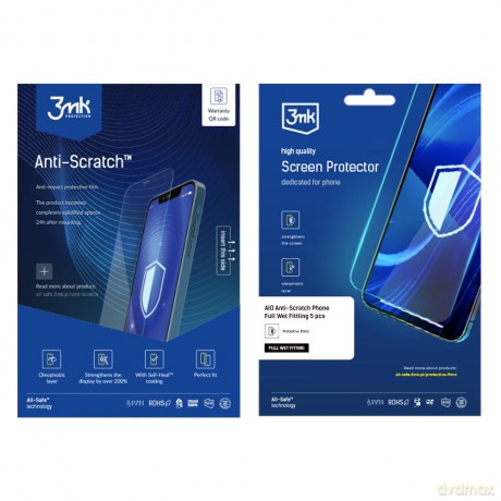 All-Safe - AIO Anti-Scratch Phone Full Wet Fittting 5 pcs