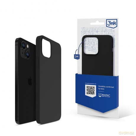 Etui czarne do Apple iPhone 13 - 3mk Silicone Case