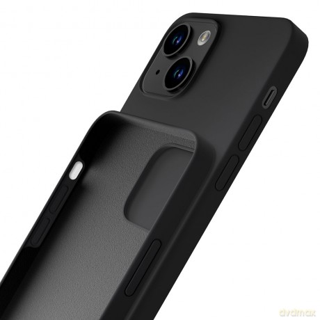 Etui czarne do Apple iPhone 13 - 3mk Silicone Case