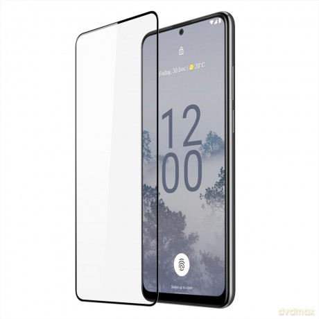 Dux Ducis 10D Tempered Glass szkło hartowane Nokia X30 9H z czarną ramką