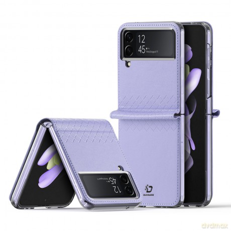Dux Ducis Bril etui Samsung Galaxy Z Flip4 z klapką portfel pokrowiec na tył fioletowy