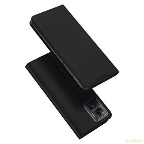 Dux Ducis Skin Pro etui Motorola Edge 30 Ultra pokrowiec z klapką portfel na kartę podstawka czarne