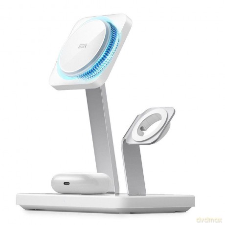 Esr Halolock 3in1 Cryoboost Magnetic Magsafe Wireless Charger Arctic White