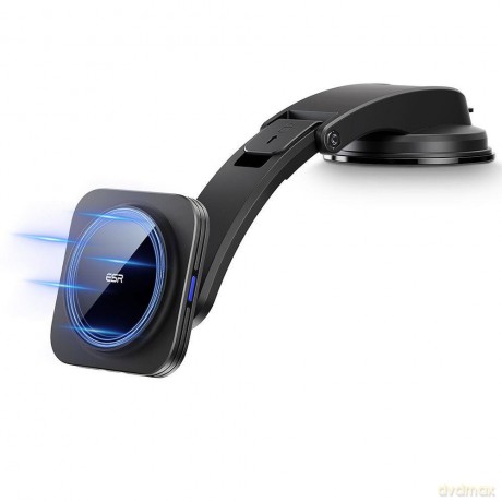 Esr Halolock Low Arm Magnetic Magsafe Dashboard Car Mount Wireless Charger Black