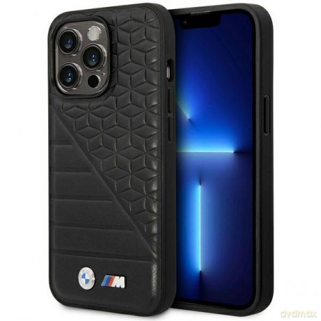 Etui BMW BMHCP14L22PMGK iPhone 14 Pro 6,1" czarny/black Bi Pattern