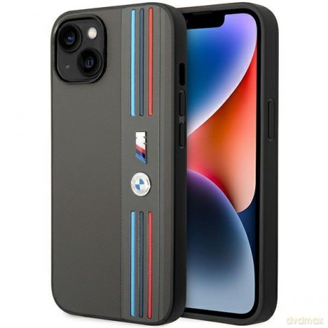 Etui BMW BMHCP14M22PPMA iPhone 14 Plus 6,7" szary/grey Tricolor M Collection