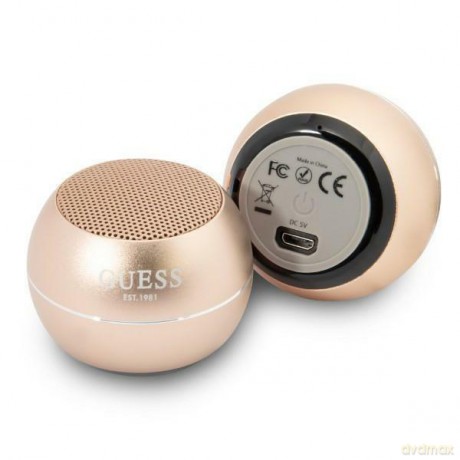 Guess głośnik Bluetooth GUWSALGED Speaker mini złoty/gold