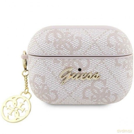 Guess GUAP2G4GSMP AirPods Pro 2 cover różowy/pink 4G Charm Collection