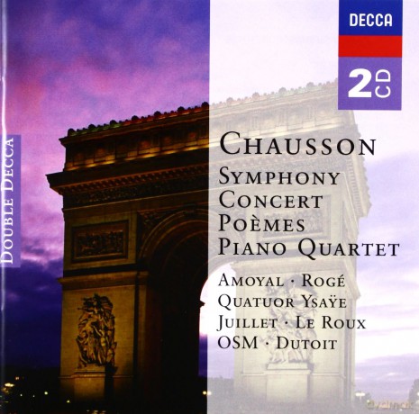 Dutoit Roge: Chausson:Symphony,Piano Quartet,Poemes [2CD]