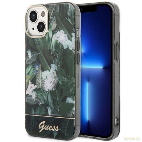 Guess GUHCP14SHGJGHA iPhone 14 6,1" zielony/green hardcase Jungle Collection