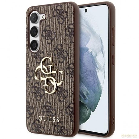 Guess GUHCS23M4GMGBR S23+ S916 brązowy/brown hardcase 4G Big Metal Logo