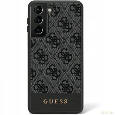 Guess GUHCS23MG4GLGR S23+ S916 czarny/black hardcase 4G Stripe Collection
