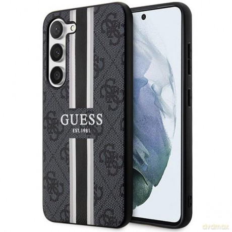 Guess GUHCS23SP4RPSK S23 S911 czarny/black hardcase 4G Printed Stripe