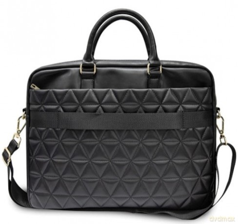 Guess Torba GUCB15QLBK 16" czarna/black Quilted