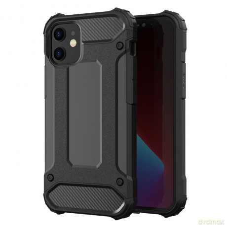 Hybrid Armor pancerne hybrydowe etui pokrowiec iPhone 12 mini czarny