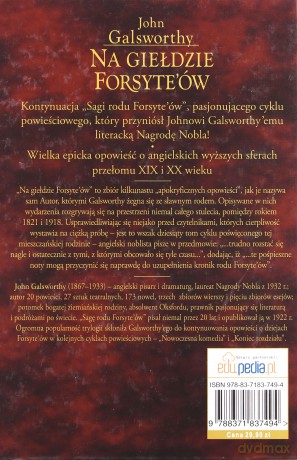 Na giełdzie Forsythów (Saga rodu Forsyte'ów) - Galsworthy John [KSIĄŻKA]
