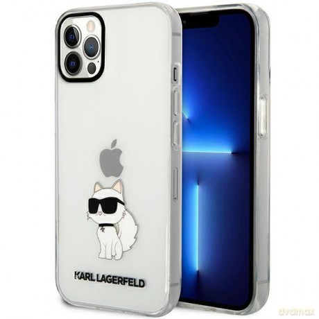 Karl Lagerfeld KLHCP12MHNCHTCT iPhone 12 /12 Pro 6,1" transparent hardcase Ikonik Choupette
