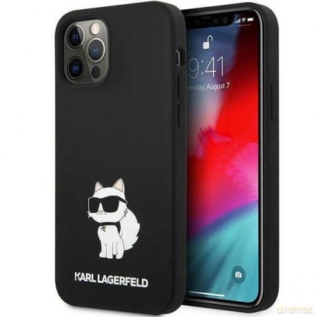 Karl Lagerfeld KLHCP12MSNCHBCK iPhone 12 /12 Pro 6,1" hardcase czarny/black Silicone Choupette