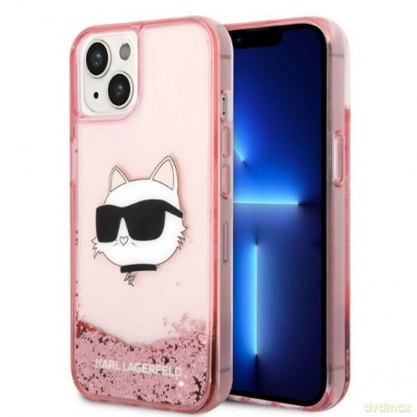 Karl Lagerfeld KLHCP14SLNCHCP iPhone 14 6,1" różowy/pink hardcase Glitter Choupette Head