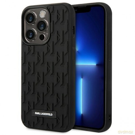Karl Lagerfeld KLHCP14XRUPKLPK iPhone 14 Pro Max 6,7" hardcase czarny/black 3D Monogram