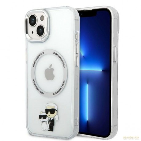 Karl Lagerfeld KLHMP14SHNKCIT iPhone 14 6,1" hardcase transparent Iconic Karl&Choupette Magsafe