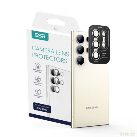 Osłona Aparatu Esr Camera Protector Galaxy S23 Ultra Silver