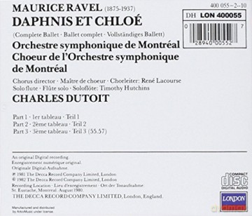 Dutoit,Montreal: Ravel:Daphnis Et Chloe [CD]