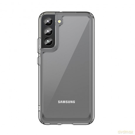 Outer Space Case etui do Samsung Galaxy S22 sztywny pokrowiec z żelową ramką przezroczysty